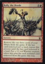 Rally the Horde - Saviors of Kamigawa: #110, Magic: The Gathering Nm R76
