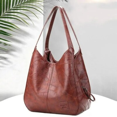 #ad Women#x27;s Genuine Shoulder Bag–Large Tote Handbag Purse–Vintage Style Everyday Bag