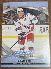 2023-24 Upper Deck MVP Hockey #34 Adam Fox NY Rangers