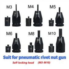 Air Rivets Nut Self-lock Head Setter Pneumati...
