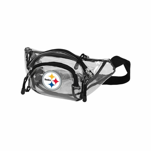 Pittsburgh Steelers Transport Clear Belt Bag 13"x 5" Licensed Phanny Pack - Picture 1 of 1