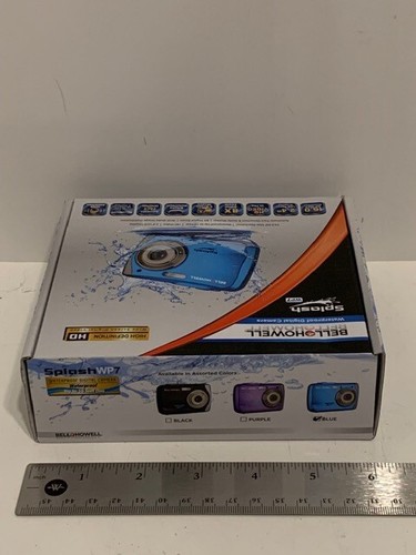 Bell+Howell Splash WP7 Waterproof Digital Camera 16.0 MP Max Blue Color 2.4" LCD - Picture 4 of 6