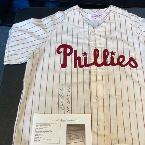 Richie Ashburn "1950 Whiz Kids" Signed Philadelphia Phillies Jersey JSA COA RARE - 第 1/9 張圖片