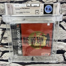9.6 Graded Rising Zan: The Samurai Gunman Sony PlayStation 1 1999 PS1 PSOne WATA