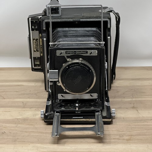 Graflex Speed Graphic 3x4 Large Format Camera w/ 13.5cm f/4.5 F.Deckel München - Picture 2 of 24