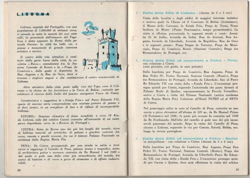 ANTIGUO FOLLETO DE NAVEGACIÓN DE VIAJE ORIGINAL GENOVA ITALIA - Imagen 3 de 4