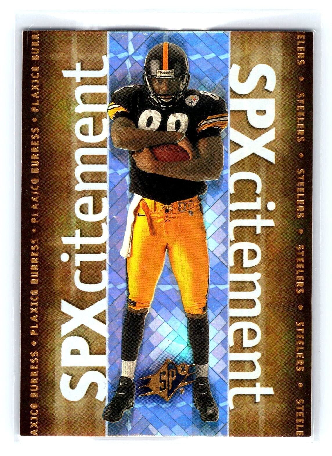 2000 Upper Deck SPx SPxcitement #XC1 Plaxico Burress Pittsburgh Steelers