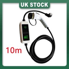 10M EV Charging Cable Type 2 UK Plug 3 Pin 13A Electric Vehicle Car Charger