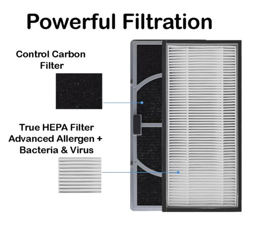 1-10 A/D/H True HEPA with Carbon Filter for Filtrete FAP-TT-ADH Air Purifier - Picture 2 of 9