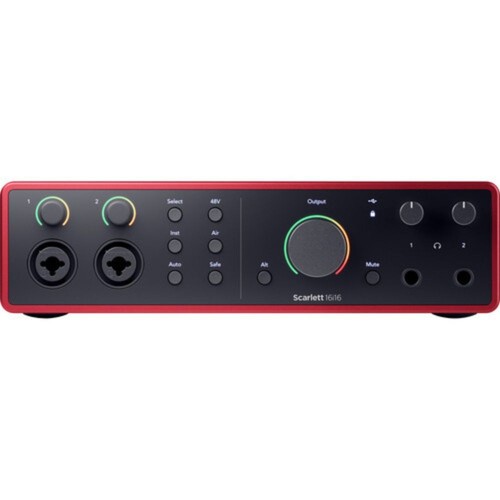 Focusrite 16i16 Audio Interface 4th Gen w/ XLR Cable, Mid-310 Midi cable Bundle - Picture 5 of 10
