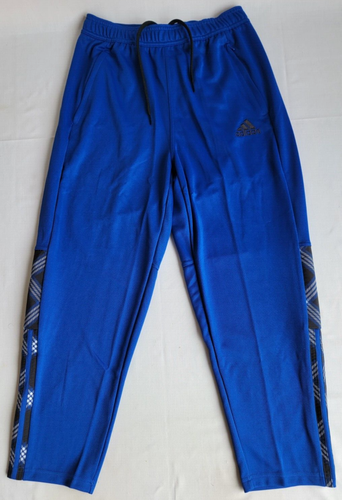 Mens Size S Royal Blue Black Adidas Tiro 7/8 PNT AD Soccer Training Pants HN5518 - Picture 3 of 4