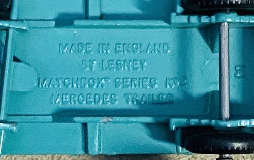 Vintage LESNEY No. 1 & No. 2 MERCEDES Truck & Trailer, Exc. Cond., SEE PHOTOS - Picture 9 of 12