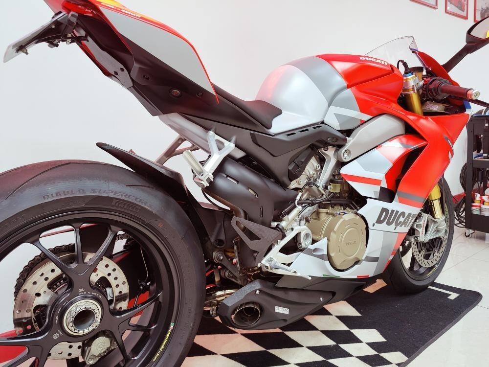 Cs racing panigale v4 マフラ 2018-24 Ducati Panigale V4 V4S CS Racing Slip-on Exhaust