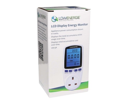 Medidor de consumo de energía eléctrica enchufable Reino Unido monitor de energía analizador de vatios Kwh - Imagen 3 de 11