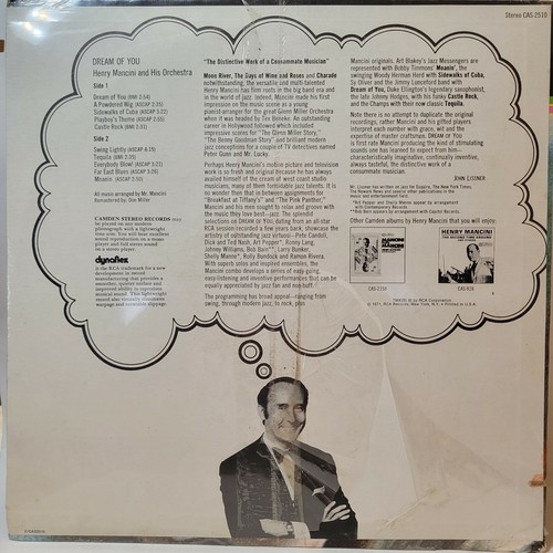 RARE FACTORY SEALED Henry Mancini-Dream of You RCA LP Records Vinyl Album - Picture 2 of 3