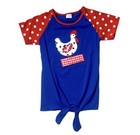 Girls size 8 Chicken Tie shirt