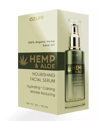 hemp and aloe nourishing facial serum