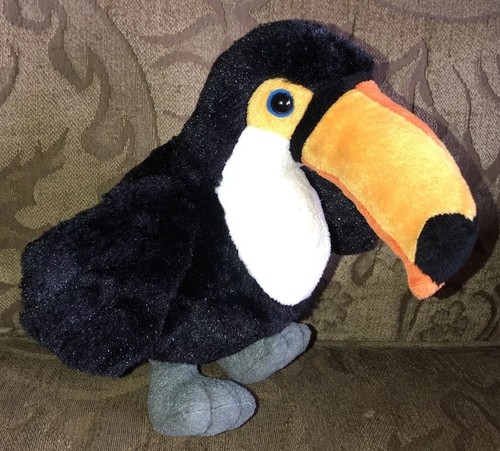 Webkinz Toco Toucan Ganz HM223 Plush Black White 10” Stuffed Animal Toy No Code - Picture 3 of 8
