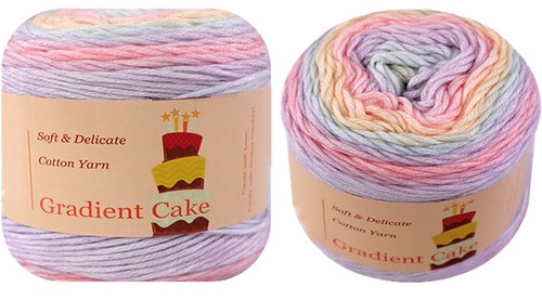 Gradient Cake Cotton Yarn Ball (Pack of 2) by Yonkey Monkey Knitting Crochet - Bild 57 von 59