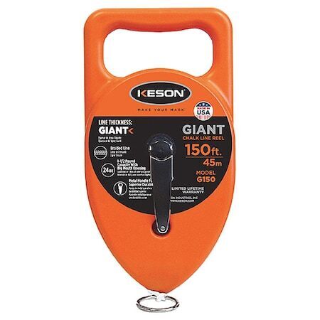 Keson G150 150 Ft. Large Cap Chalk Line Reel - Picture 1 of 1