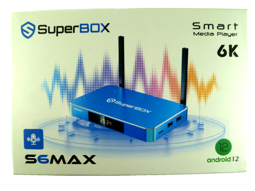2025 Model SuperBox S6 Max 6K UltraHD BlueTooth Voice Command TV Sealed
