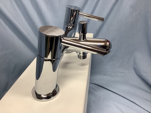 Alterna ALTORTBM Ortona Mezclador de ducha de baño montado en cubierta cromado F&F - Imagen 5 de 9