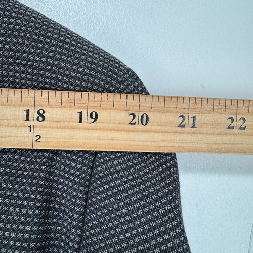 Pal Zileri 3 Btn Sport Coat Blazer Men 44R (54 EUR) Gray Check Cotton Wool Italy - Picture 10 of 11