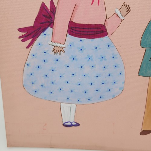 ELEFANTENPAAR #1 Rosalind Welcher signiert Original Kunst um 1960-70er Panda Drucke - Bild 6 von 10