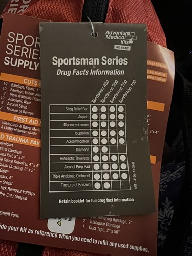 Adventure Medical Sportsman 400 First Aid Kit - Bild 2 von 4