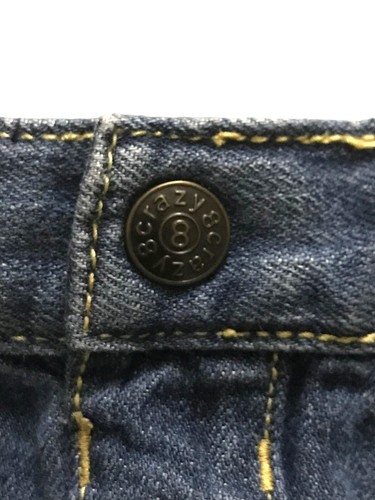 Crazy 8 Toddler Girls Size 5T Button Front A-Line Denim Blue Jean Short Skirt - Picture 3 of 4