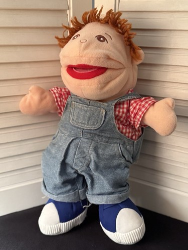 Mono vaquero Sabbit Hand Puppet cuerpo completo niño boca de guinga abre 2005 - Imagen 2 de 7