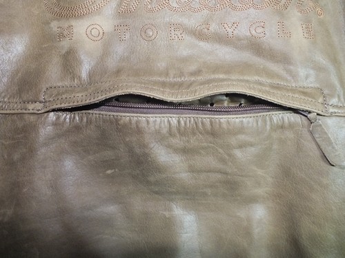 Indian Motorcycle Quality Clothing Leather Jacket Brown Women's Large - Picture 10 of 15