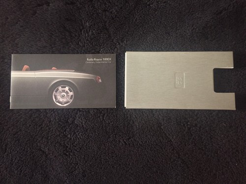 Rolls-Royce 2004 Phantom 100 EX DHC Press Kit Brochure Pack Set CD Rom OEM - Picture 2 of 11