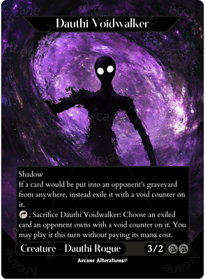 Dauthi Voidwalker - Full Art Altered Art Custom Proxy Cards