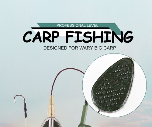 Carp Fishing Feeder Fishing Baits Cages Hook Rig Set/Inline Method Feeder - Picture 9 of 17