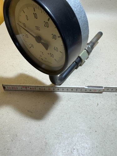 RDA VEB termómetro en ángulo tornillo -30-50°C 10 cm instalación #AS-G10 - Imagen 8 de 9