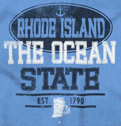 Rhode Island Ocean State Souvenir Gift RI Hoodie Hooded Sweatshirt Men Women - Picture 2 of 7