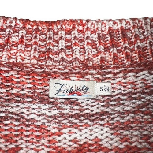 Faherty Las Orlas Cardigan Sweater Pink Sky Spacedye Women’s Small - Picture 7 of 11