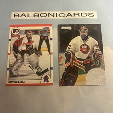 Ron Hextall 2 Card Donruss Score Lot Islanders Flyers NM+ Free Shipping!