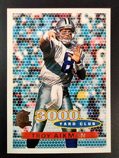 1996 Topps #383 Troy Aikman Dallas Cowboys 3000 Yard Club