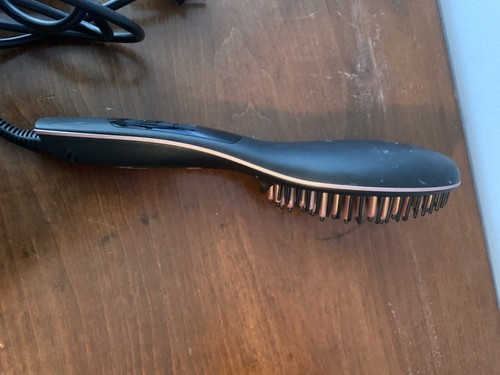 Simply Straight Professional Ceramic Brush Hair Straightening Pink - Picture 5 of 6