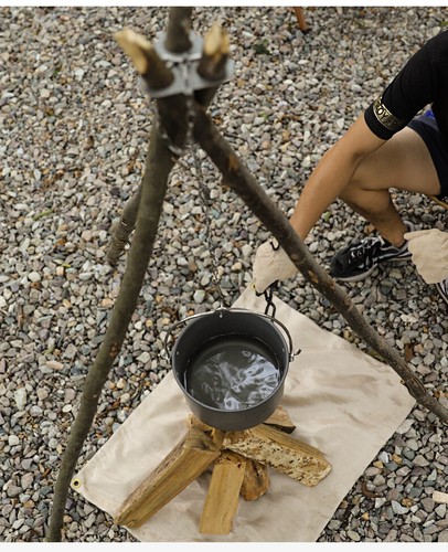 Outdoor Camping Triangle Hanging Frame Multi-purpose Picnic Tripod Lifting Ring - Picture 9 of 12