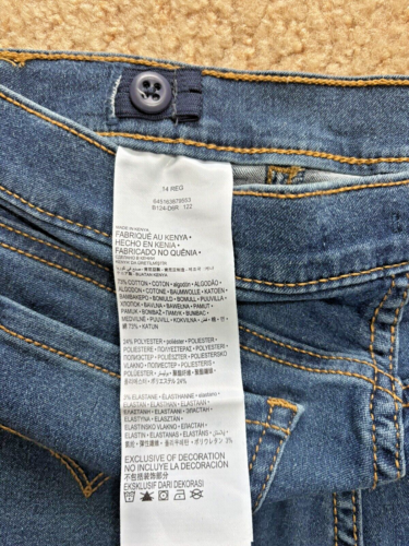 Levi’s Girls' Blue Pull On Shorty Shorts - Size 14 - Picture 3 of 3