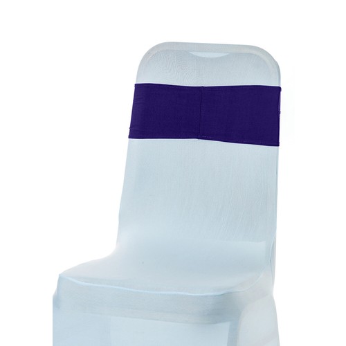 1/50/100 Elasticity Stretch Chair cover Band with Buckle Slider Sashes Bow Decor - Picture 43 of 121
