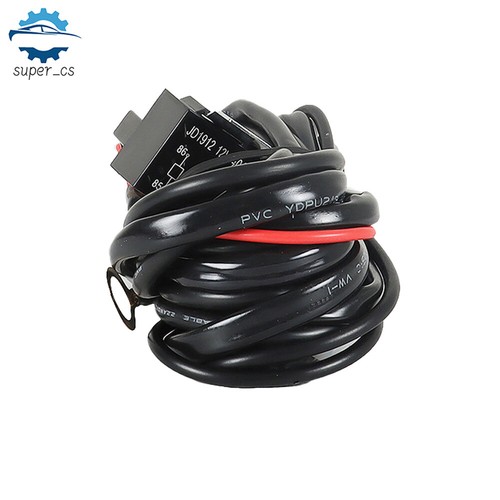 High Beam Wiring Loom Harness Kit 2-Way 12V 30A Spot Light LED Bar Plug And Play - Picture 3 of 10