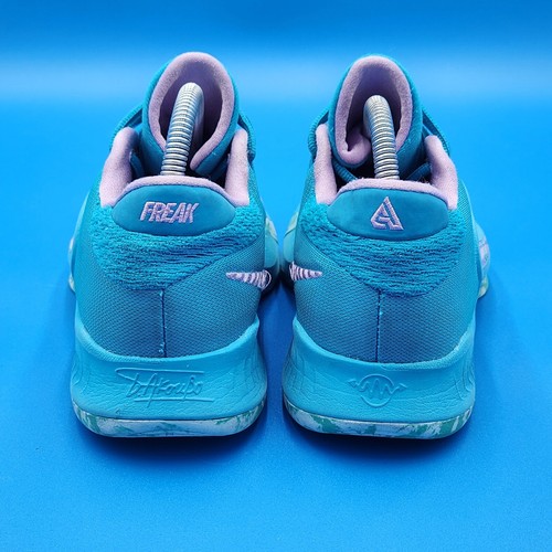 Nike Zoom Freak 4 Birthstone Blue Running Shoes Sneakers DQ0553-400 Size 6Y - Picture 8 of 16
