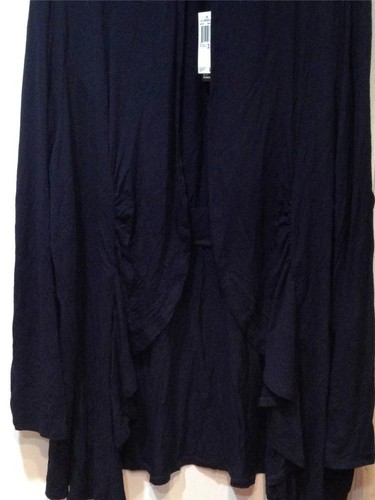 Women's Cocktail Casual day night open front Ruffle Cardigan jacket plus 2X $68 - Picture 6 of 12