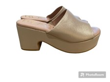 BEACH by Matisse Terry Metallic Platform Womens Beige Casual Sandals TERRY-268