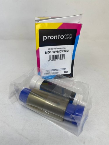 Magicard MD100YMCKO / 2 Farbband 100 Drucke mit 100 PVC Karten für Pronto 100 - Bild 2 von 3