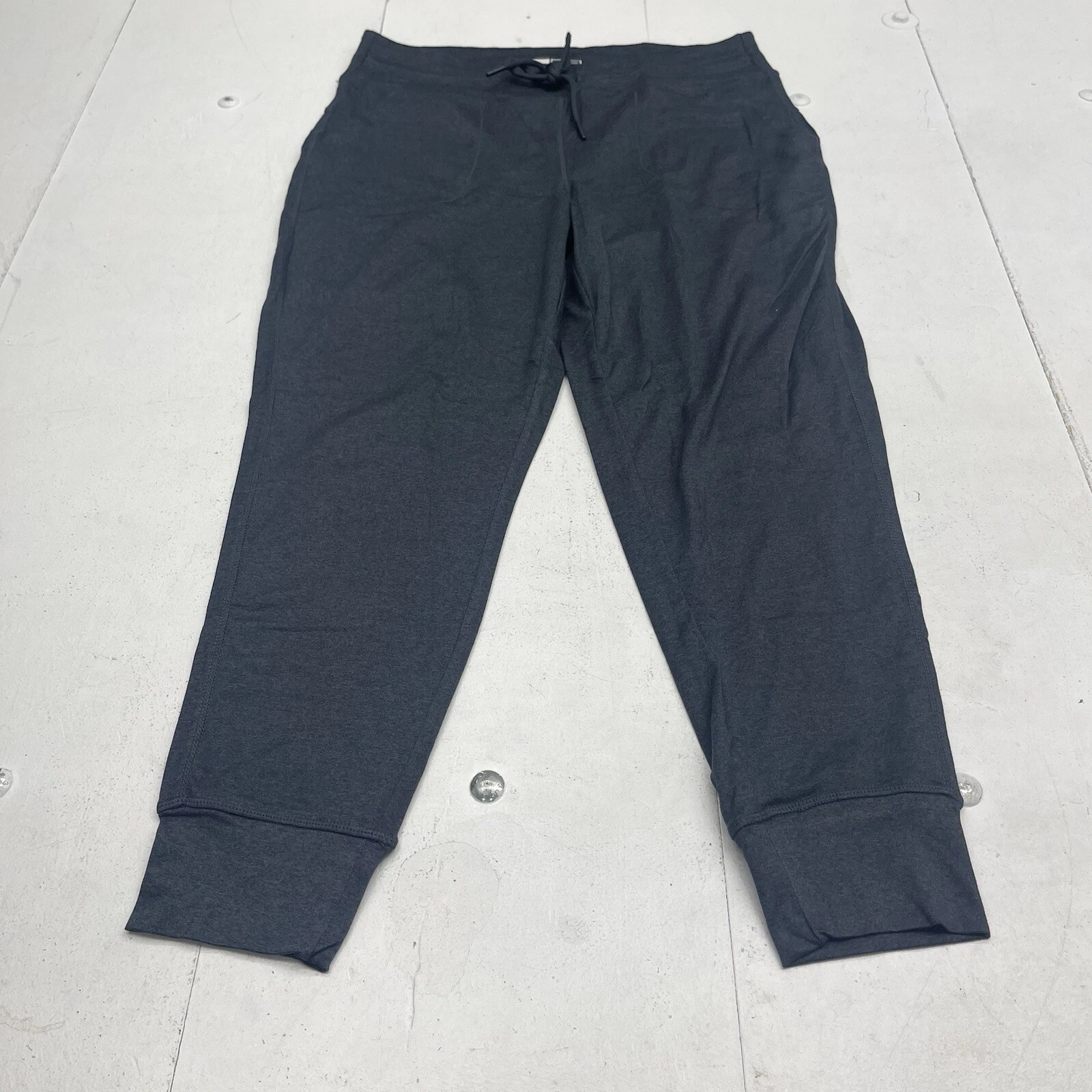 lole dark jersey knit athletic jogger leggings
